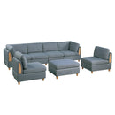 Poundex 7 pc Sectional 783 IMAGE 1