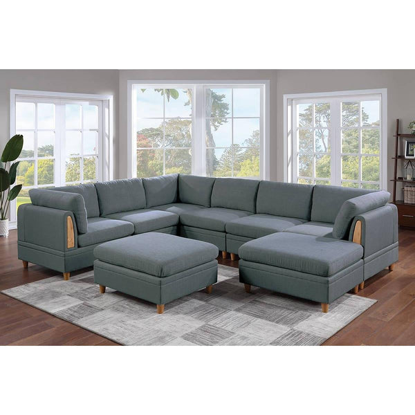Poundex 8 pc Sectional 785 IMAGE 1