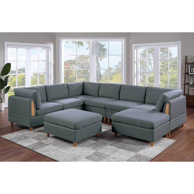 Poundex 8 pc Sectional 785 IMAGE 1