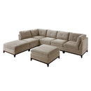 Poundex Fabric 7 pc Sectional 588 IMAGE 1