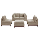 Poundex Fabric 5 pc Sectional 585 IMAGE 1