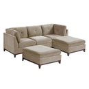 Poundex Fabric 5 pc Sectional 584 IMAGE 1