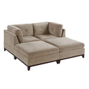 Poundex Fabric 4 pc Sectional 582 IMAGE 1