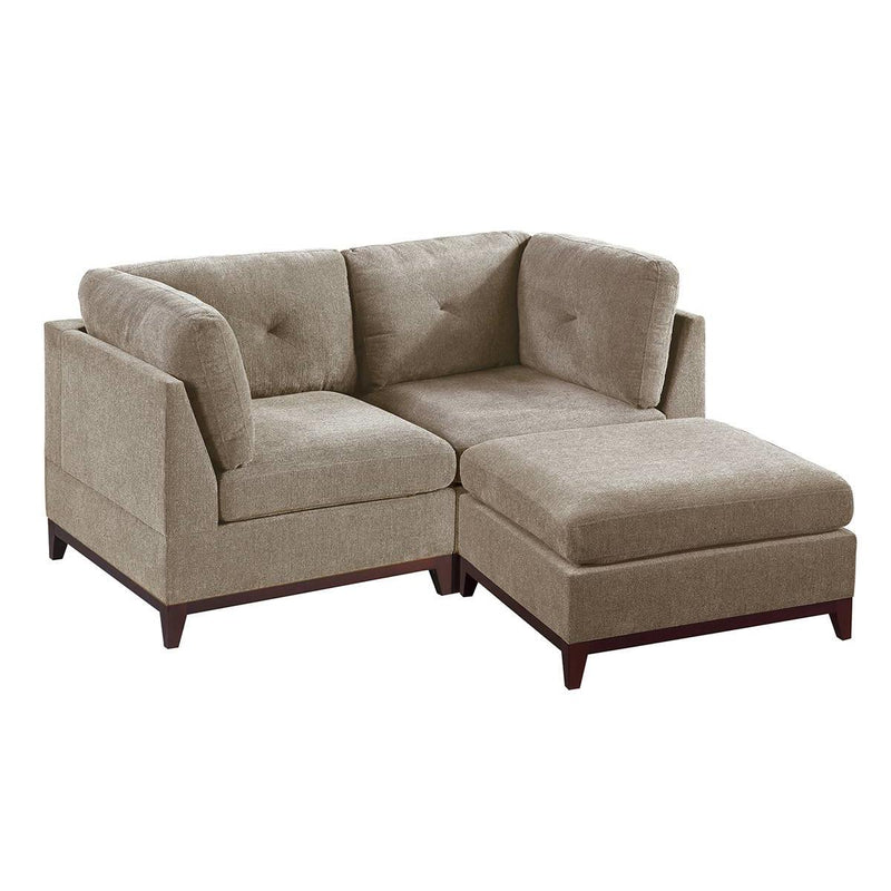 Poundex Fabric 3 pc Sectional 581 IMAGE 1