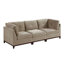 Poundex Fabric 3 pc Sectional 580 IMAGE 1