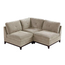 Poundex Fabric 3 pc Sectional 579 IMAGE 1