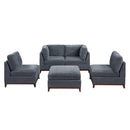 Poundex Fabric 5 pc Sectional 570 IMAGE 1