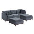 Poundex Fabric 5 pc Sectional 569 IMAGE 1