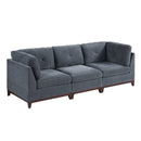 Poundex Fabric 3 pc Sectional 565 IMAGE 1