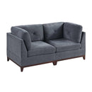 Poundex Fabric 2 pc Sectional 563 IMAGE 1