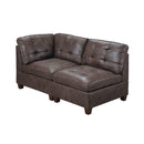 Poundex Leatherette 2 pc Sectional 547 IMAGE 1