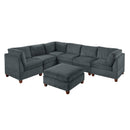 Poundex 7 pc Sectional 514 IMAGE 1