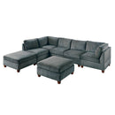 Poundex 7 pc Sectional 512 IMAGE 1