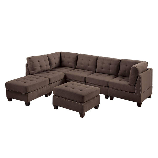 Poundex 7 pc Sectional 977 IMAGE 1