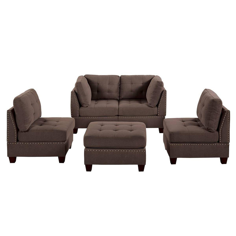 Poundex 5 pc Sectional 974 IMAGE 1