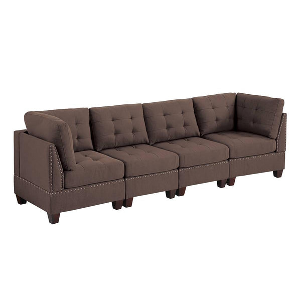 Poundex 4 pc Sectional 973 IMAGE 1