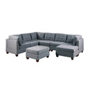 Poundex 7 pc Sectional 964 IMAGE 1