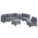 Poundex 7 pc Sectional 963 IMAGE 1