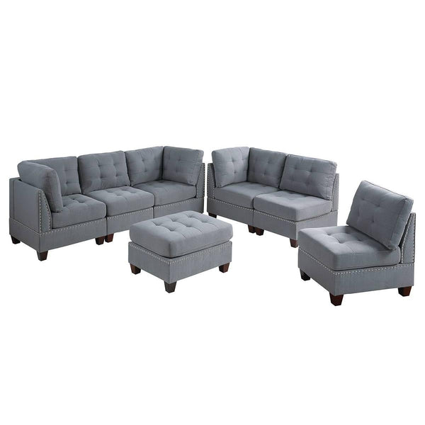 Poundex 7 pc Sectional 963 IMAGE 1