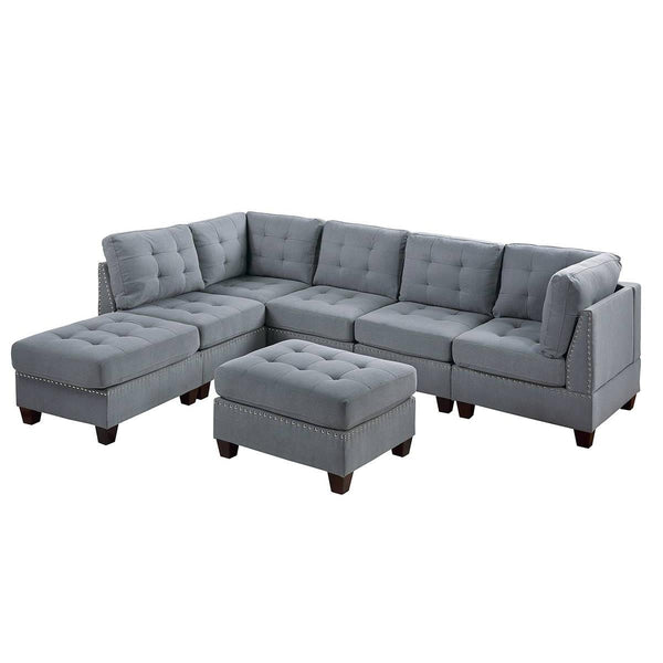 Poundex 7 pc Sectional 962 IMAGE 1