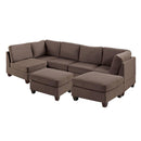 Poundex 7 pc Sectional 948 IMAGE 1