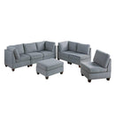 Poundex 7 pc Sectional 934 IMAGE 1