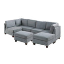 Poundex 7 pc Sectional 933 IMAGE 1