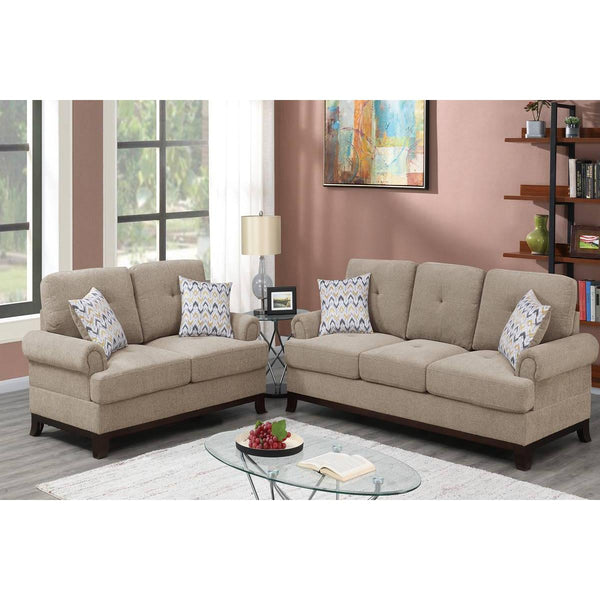 Poundex Stationary Sofa F8839 IMAGE 1