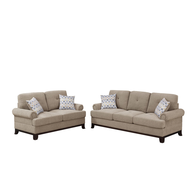 Poundex F8839 2 pc Sofa Set IMAGE 2