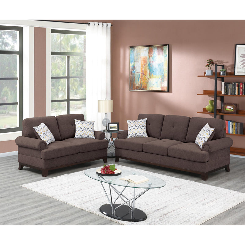 Poundex Stationary Sofa F8838 IMAGE 1