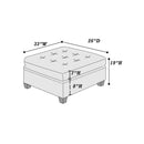 Poundex F6493 Cocktail Ottoman IMAGE 4