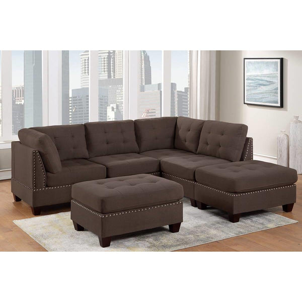 Poundex 6 pc Sectional 904 IMAGE 1