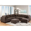 Poundex 9 pc Sectional 907 IMAGE 1