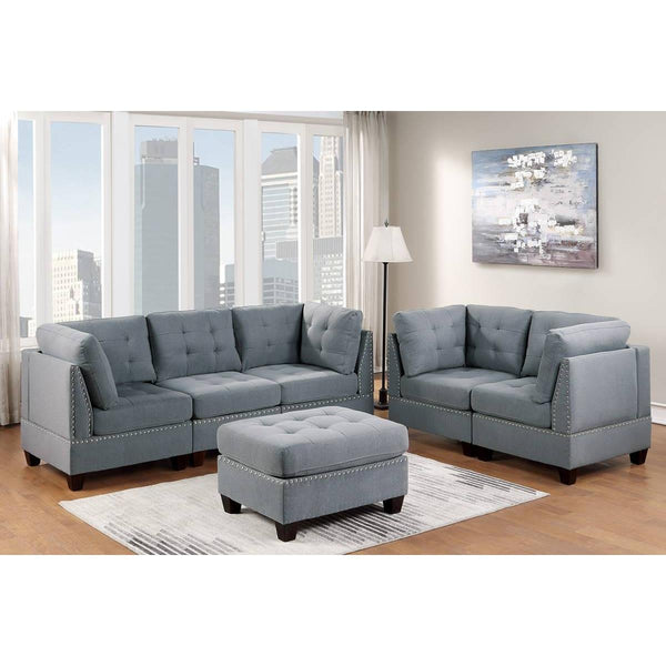 Poundex 6 pc Sectional 910 IMAGE 1