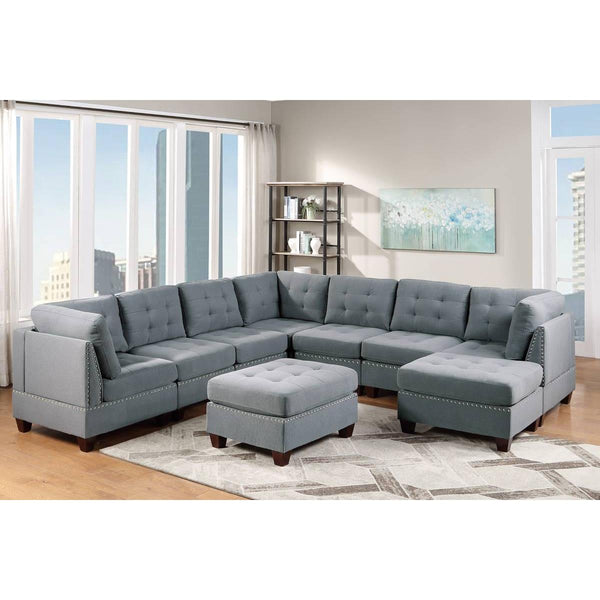 Poundex 9 pc Sectional 905 IMAGE 1