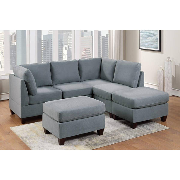 Poundex 6 pc Sectional 882 IMAGE 1