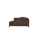 Poundex F6477 3 pc Sectional Set with Ottoman IMAGE 6