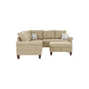 Poundex F6476 3 pc Sectional Set with Ottoman IMAGE 2