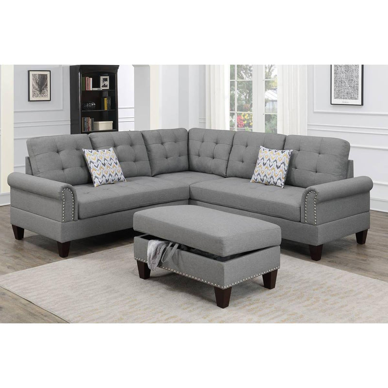 Poundex 3 pc Sectional F6475 IMAGE 1