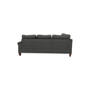Poundex F6474 3 pc Sectional Set with Ottoman IMAGE 5