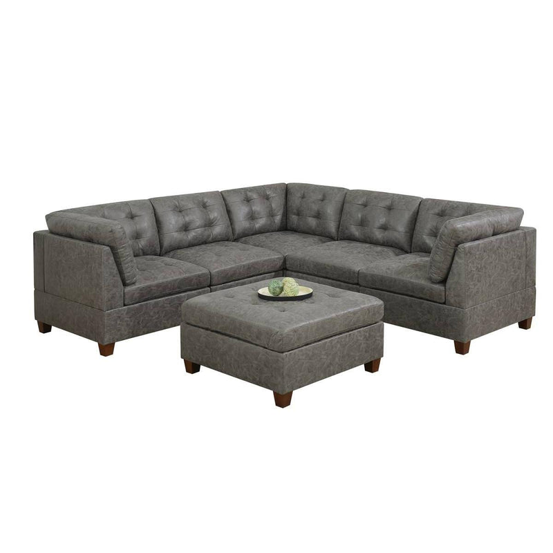 Poundex 6 pc Sectional 843 IMAGE 1