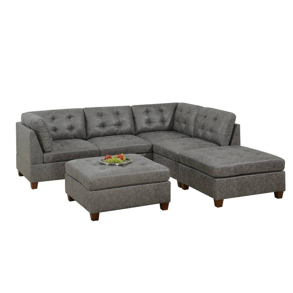 Poundex 6 pc Sectional 844 IMAGE 1