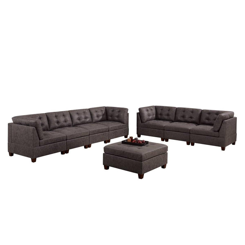 Poundex 8 pc Sectional 849 IMAGE 1