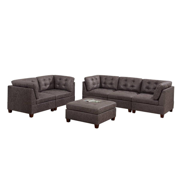 Poundex 6 pc Sectional 850 IMAGE 1
