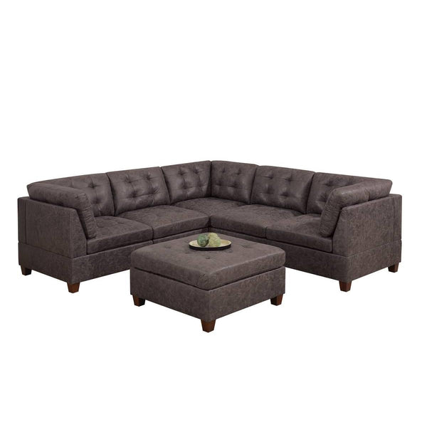Poundex 6 pc Sectional 841 IMAGE 1
