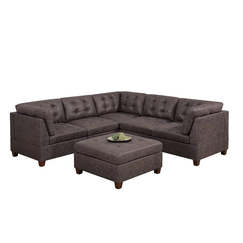 Poundex 6 pc Sectional 841 IMAGE 1