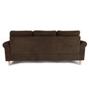 Poundex F6448 Reversible Sectional Set with 2 Accent Pillows IMAGE 5