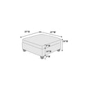 Poundex F6834 Cocktail Ottoman IMAGE 3