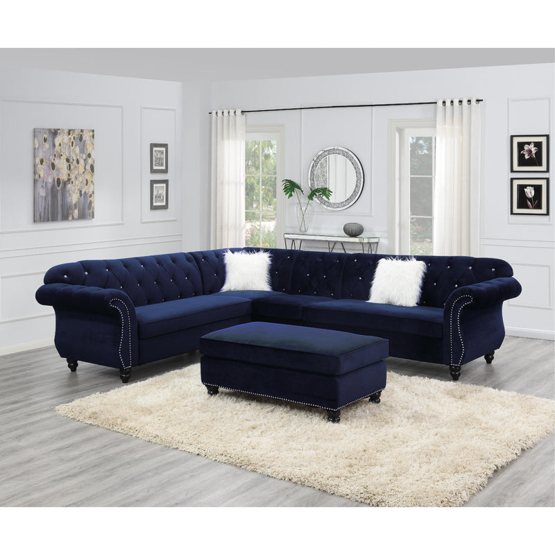 Poundex F6436 XL-Cocktail Ottoman IMAGE 2