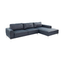 Poundex F6430 2 pc Sectional Set with 2 Accent Pillows IMAGE 3